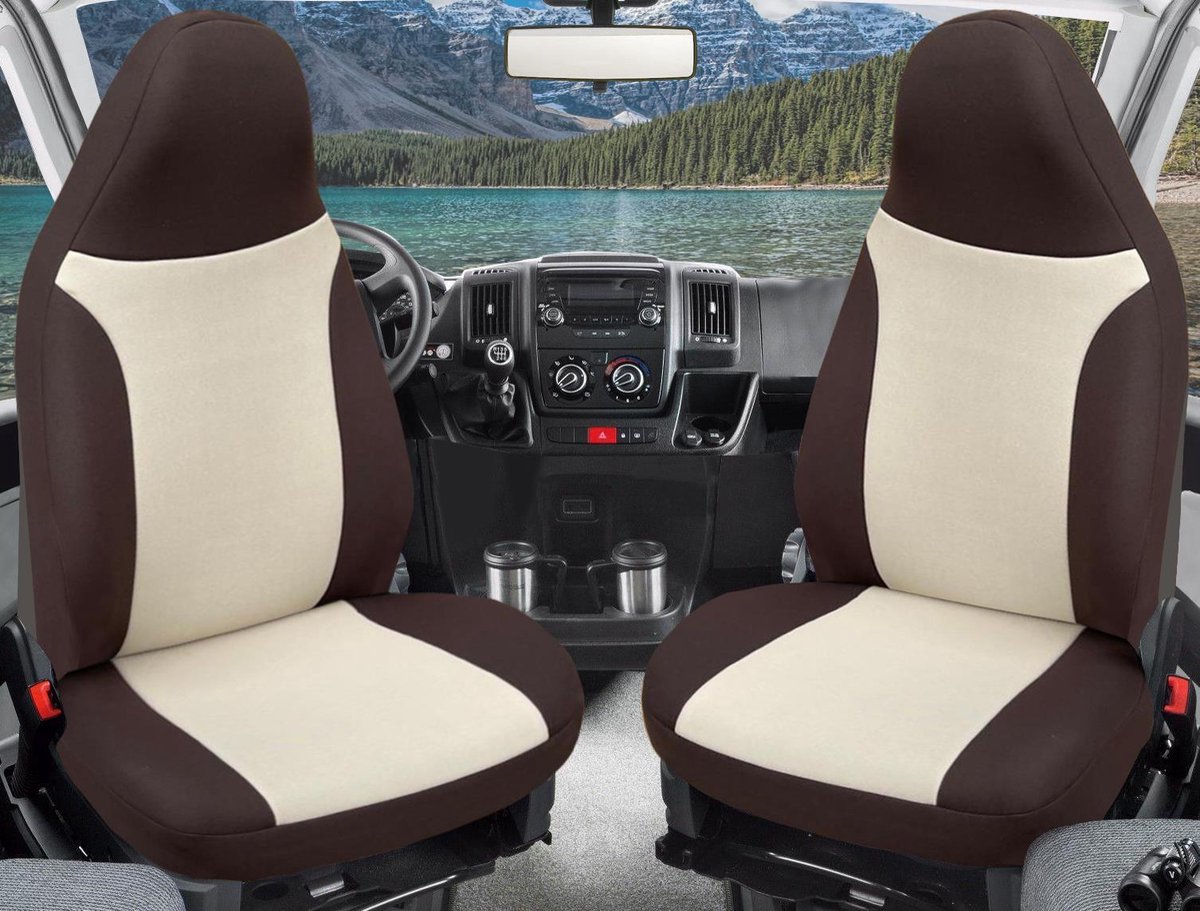Camper Stoelhoezen & Beschermhoezen voor Fiat Ducato Citroen Jumper Peugeot Boxer | Op Maat Gemaakte Voorstoelhoezen | Halfintegraal, Buscamper & Alkoof | Bestuurder & Passagier