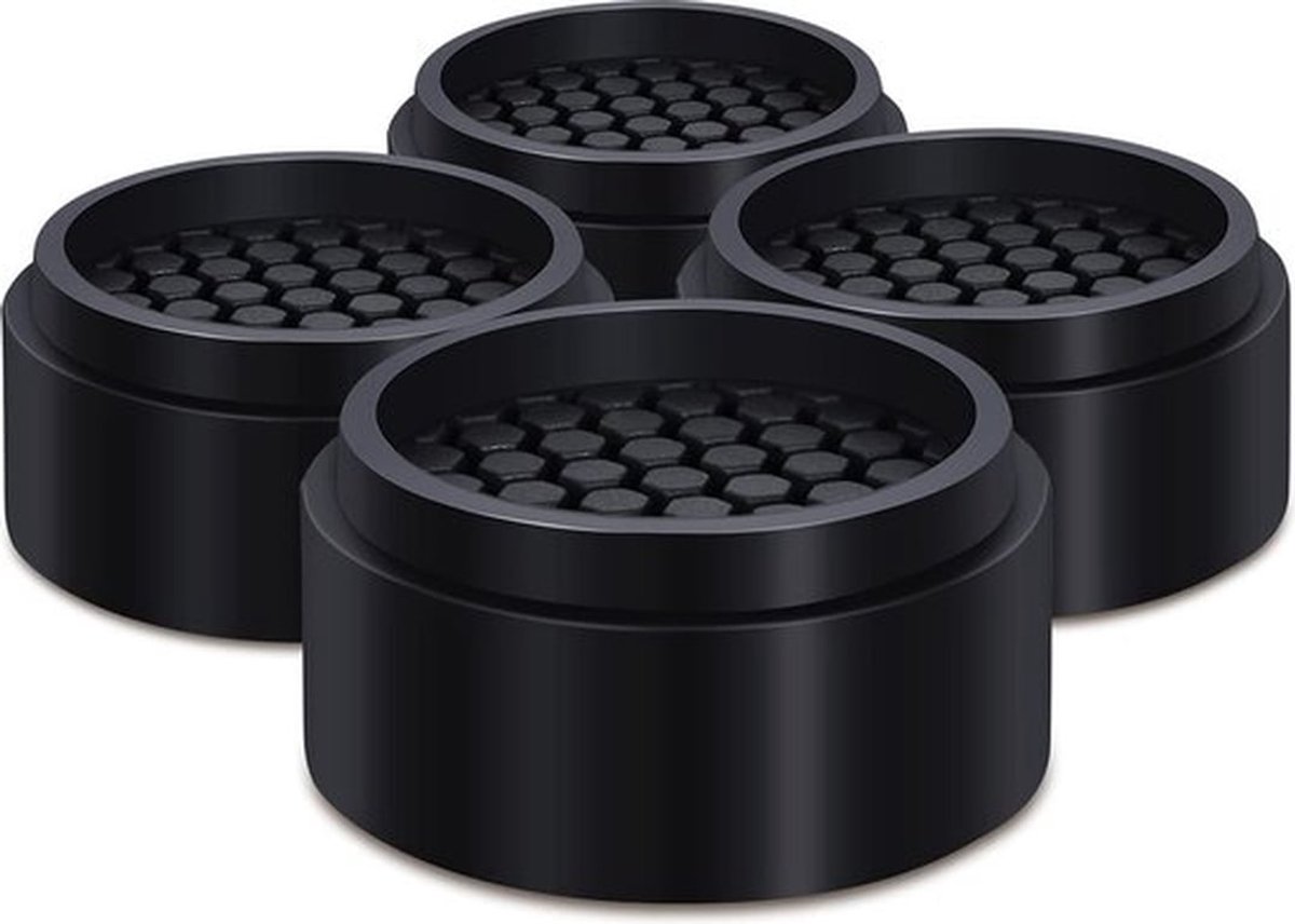 Verstelbare Meubelverhogers 25 cm - Rubberen Voetjes - Trillingsdempers - 1-2 of 3 inch - Meubels en Huishoudelijke Apparaten