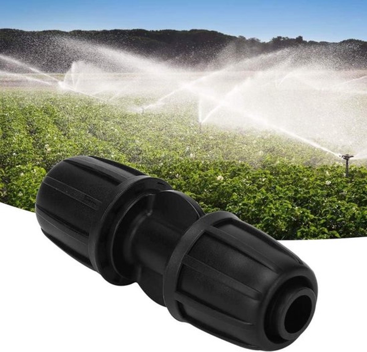 10 stuks rechte wateraansluiting 16 mm PE-slang druppelirrigatie fitting - tuinbewatering