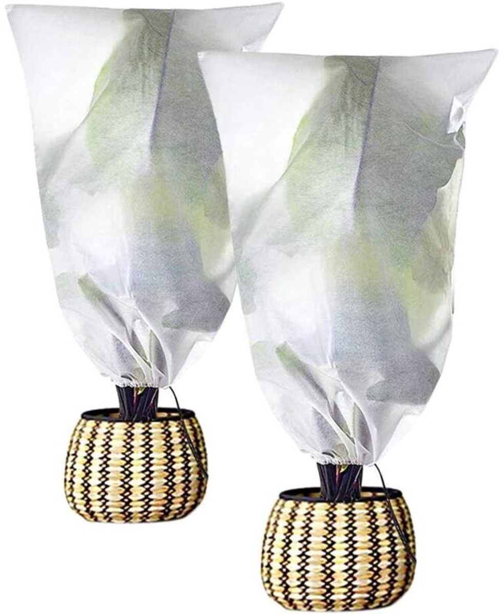Tweedelige plantenhoes set, vorstbestendig, 23,6 x 31,5 cm