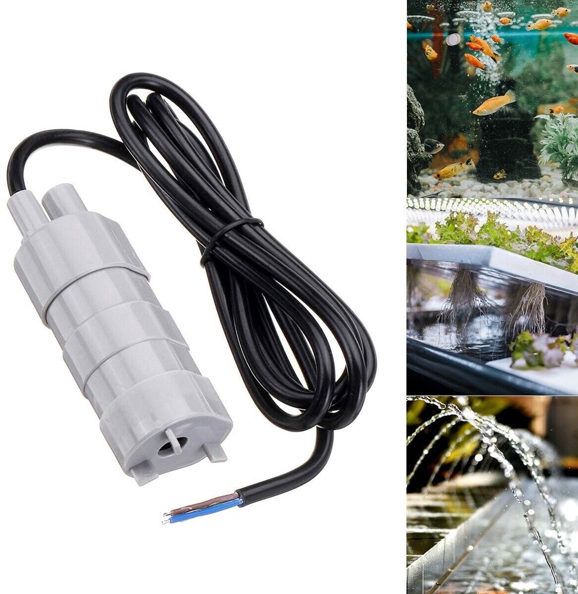 Dompelpomp (12V DC) voor caravan, camping en tuin (10L/min, model JT500); zelfaanzuigende hogedruk-membraanpomp (1500 l/u, 12V) thumbnail 3