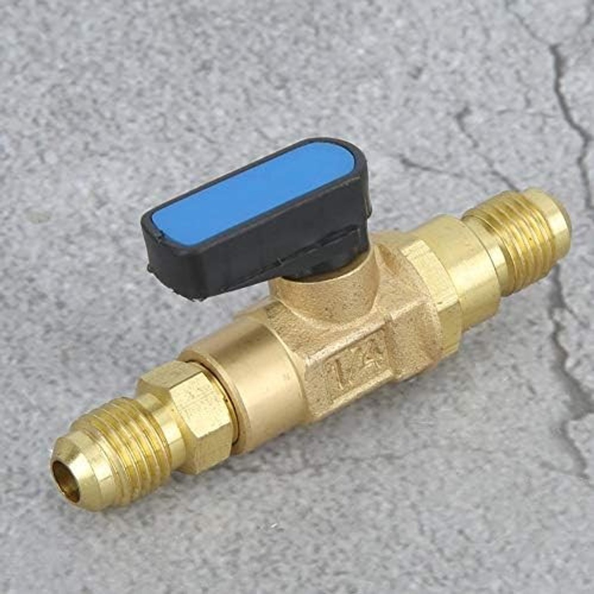 Refill set voor airconditioning en koelkast, adapter met klep voor koelmiddel, 2.8 x 1.2 x 0.4 inch, ideaal voor onderhoud en reparatie