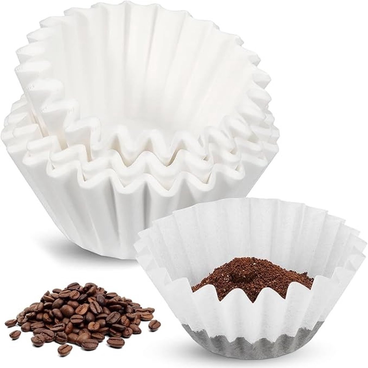Koffiefilterpapier 80/200 mm – 200 stuks voor filterkoffiezetapparaten