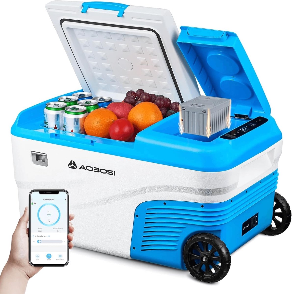 Solidchoice - 23L Compressor Koelbox voor Auto en Camping