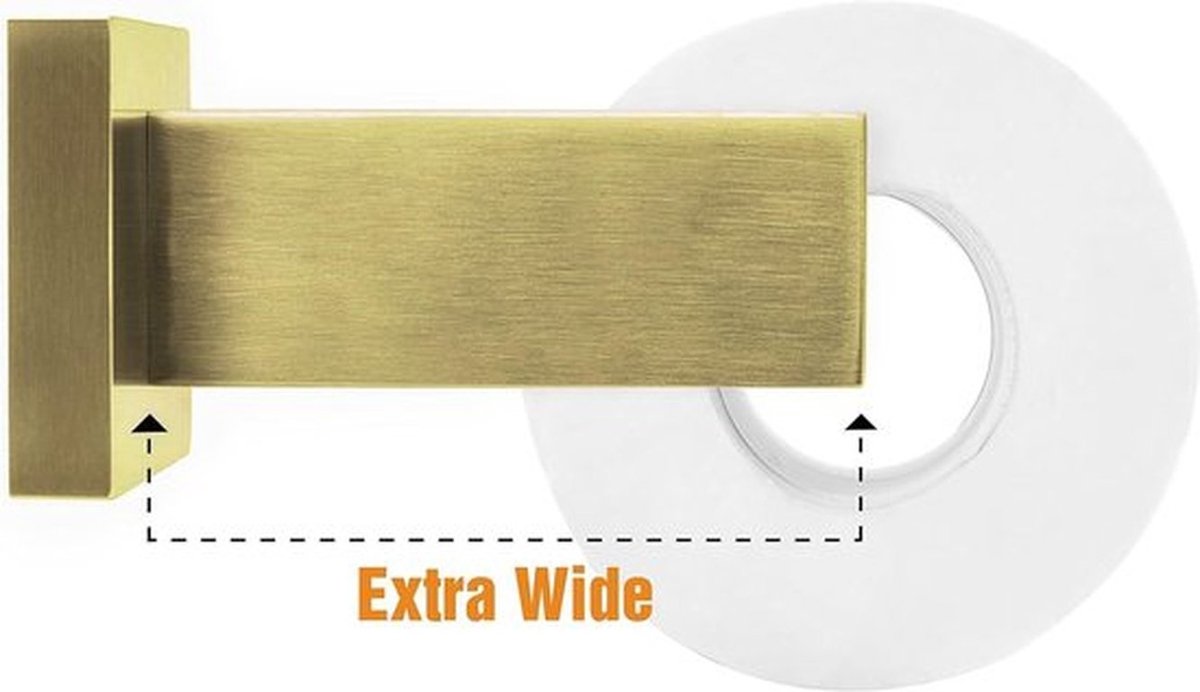 Toiletrolhouder roestvrij staal - Toiletrolhouder zonder boren - Reserve rolhouder - Toiletrolhouder met plankje - Strak design - Voor keuken en badkamer - Papierhouder