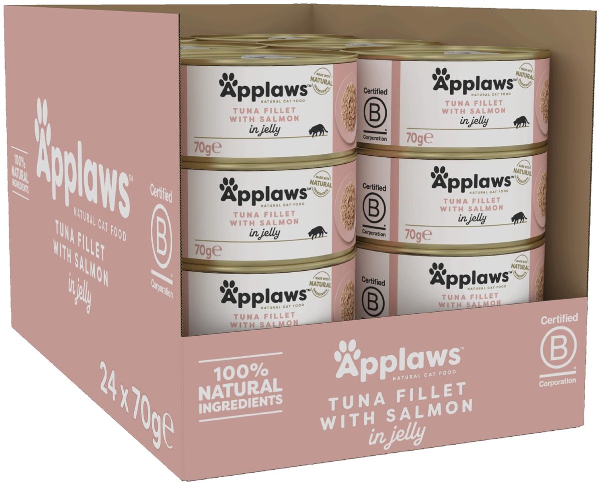Solidchoice - Tonijnfilet met Zalm in Gelei voor Katten