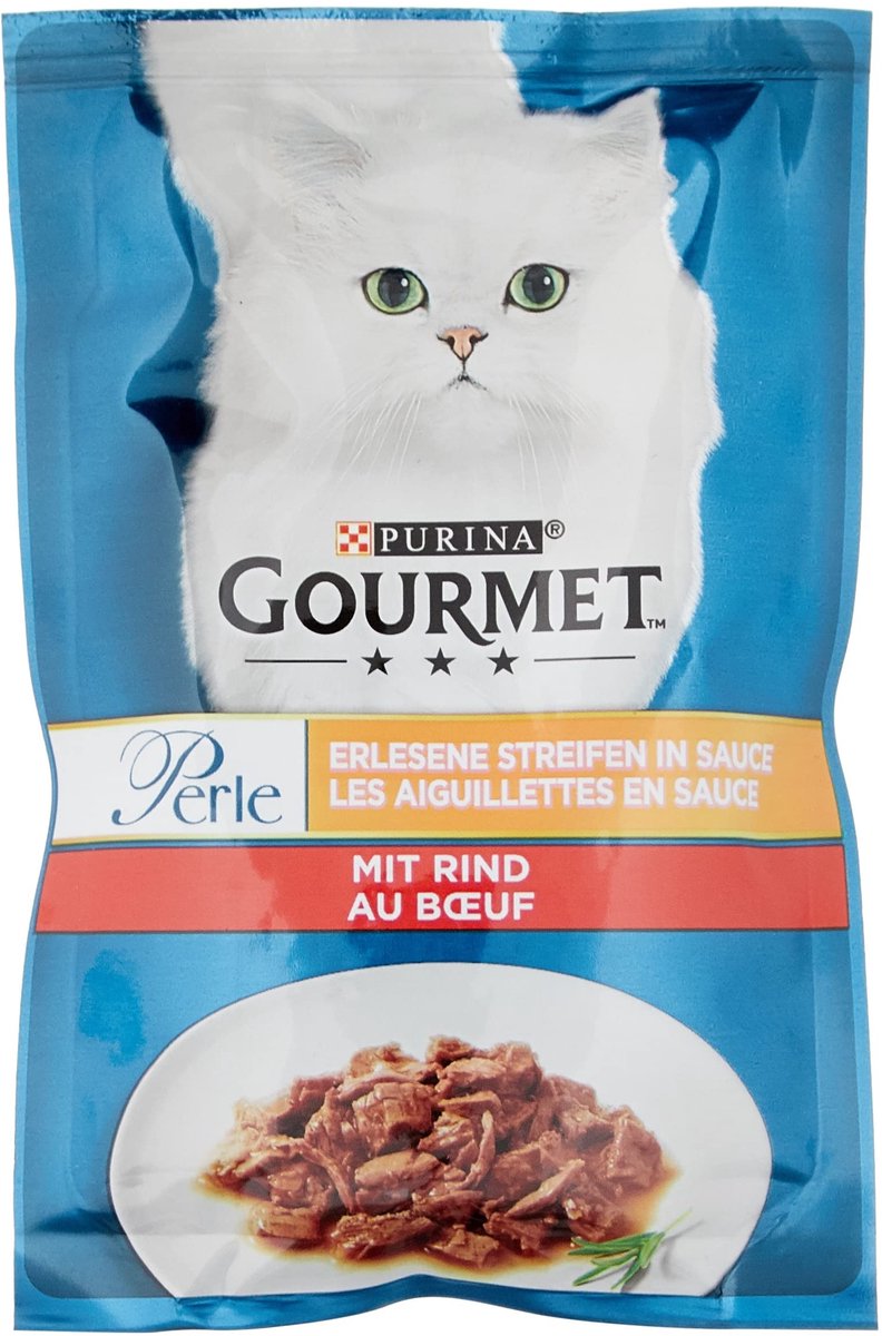 Solidchoice - Exquisite Strips Naturlijke Kattenvoeding met Rundvlees, 26 Stuks