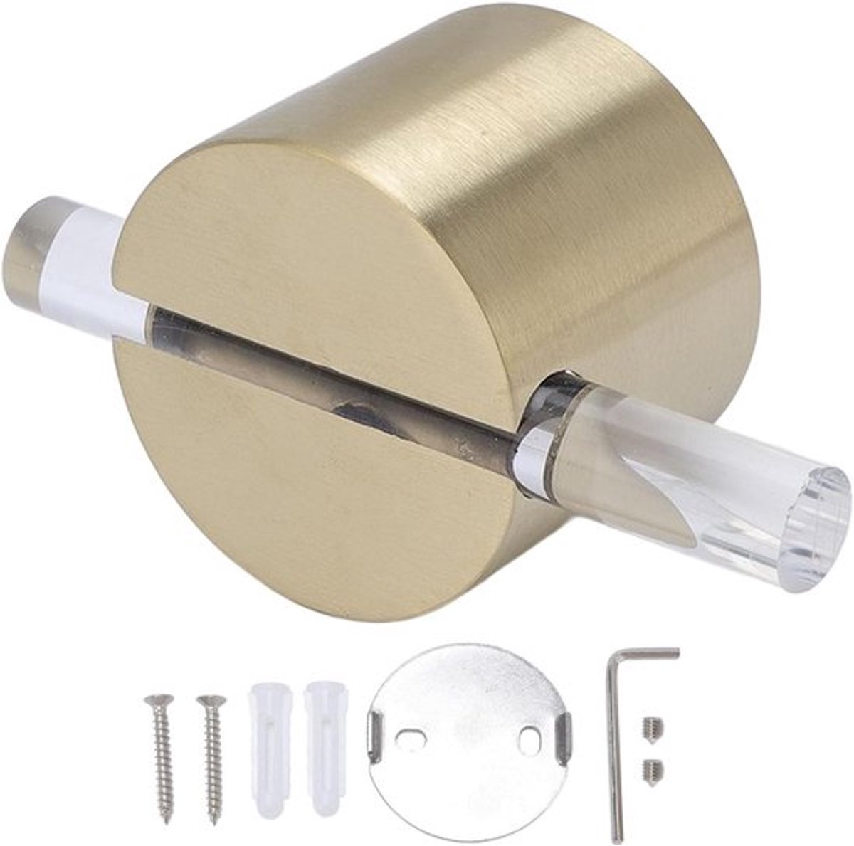 Wandmontage Handdoekhaak - Badkamer Accessoires - Roestvrij Staal - Enkele Jas Houder - Wandmontage - 304 Staal - Minimalistisch - Geschikt voor Badkamer - Geborsteld RVS Handdoekhaak - Eigentijds Design - Hotelkwaliteit - 2 Stuks Pack