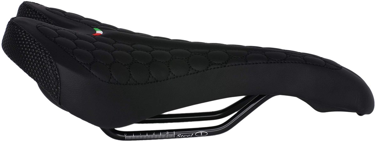 Solidchoice - Fatbike Fietszadel Unisex voor MTB en Trekking, Model SM 4010, Zwart