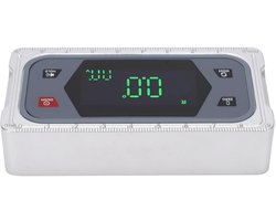 Digitale Hellingsmeter - Hoekzoeker Aluminium - Houtbewerking Meten - Dubbele Asmeting - 4x90° ±60° - Aluminium