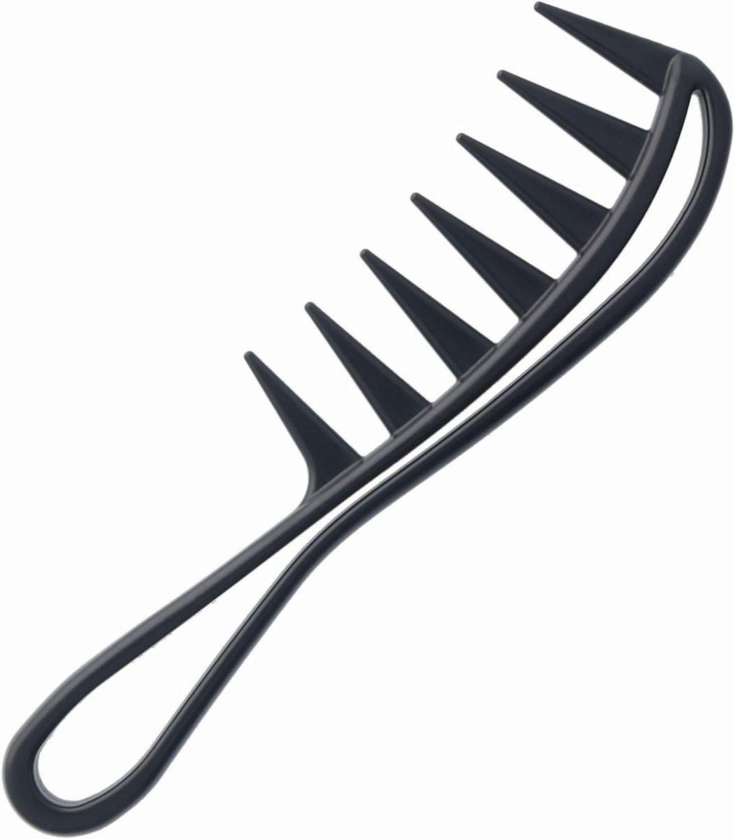 Krultang - Haarstyler - Haar Krullen - Extra Brede Tanden - 23 cm - Zwart