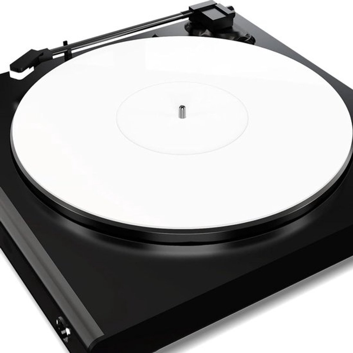 Antistatische Acryl Slipmat voor 12 Inch Platenspelers, Geluidsverbeterende Mat voor LP's, Geschikt voor 33 1/3 en 45 RPM Platen