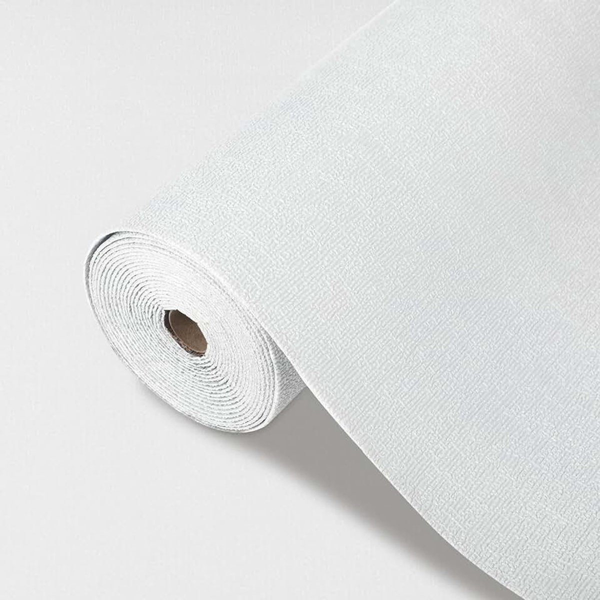 Behang, Zelfklevende Folie, Waterdicht, Vochtbestendig, Effen Kleuren, Muurstickers voor Muur, Deur, Meubels, Keuken (Wit, 50 x 1000 cm)
