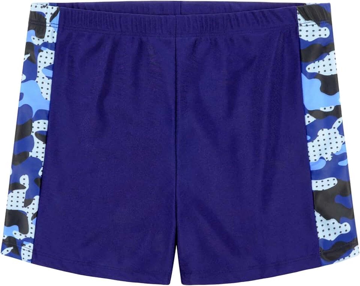 Zwembroek voor jongens, zwemshorts voor kinderen met grappige print, sneldrogend, vakantiestrandshorts voor kinderen met zakken en verstelbare trekkoorden (maat 8)