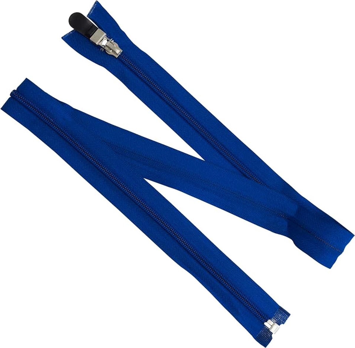 - Set van 7 spiraalritsen N°5, 80 cm, deelbaar, blauw | decoratieve trekker | voor kledingprojecten, naaiwerk, kleding, textielcreaties