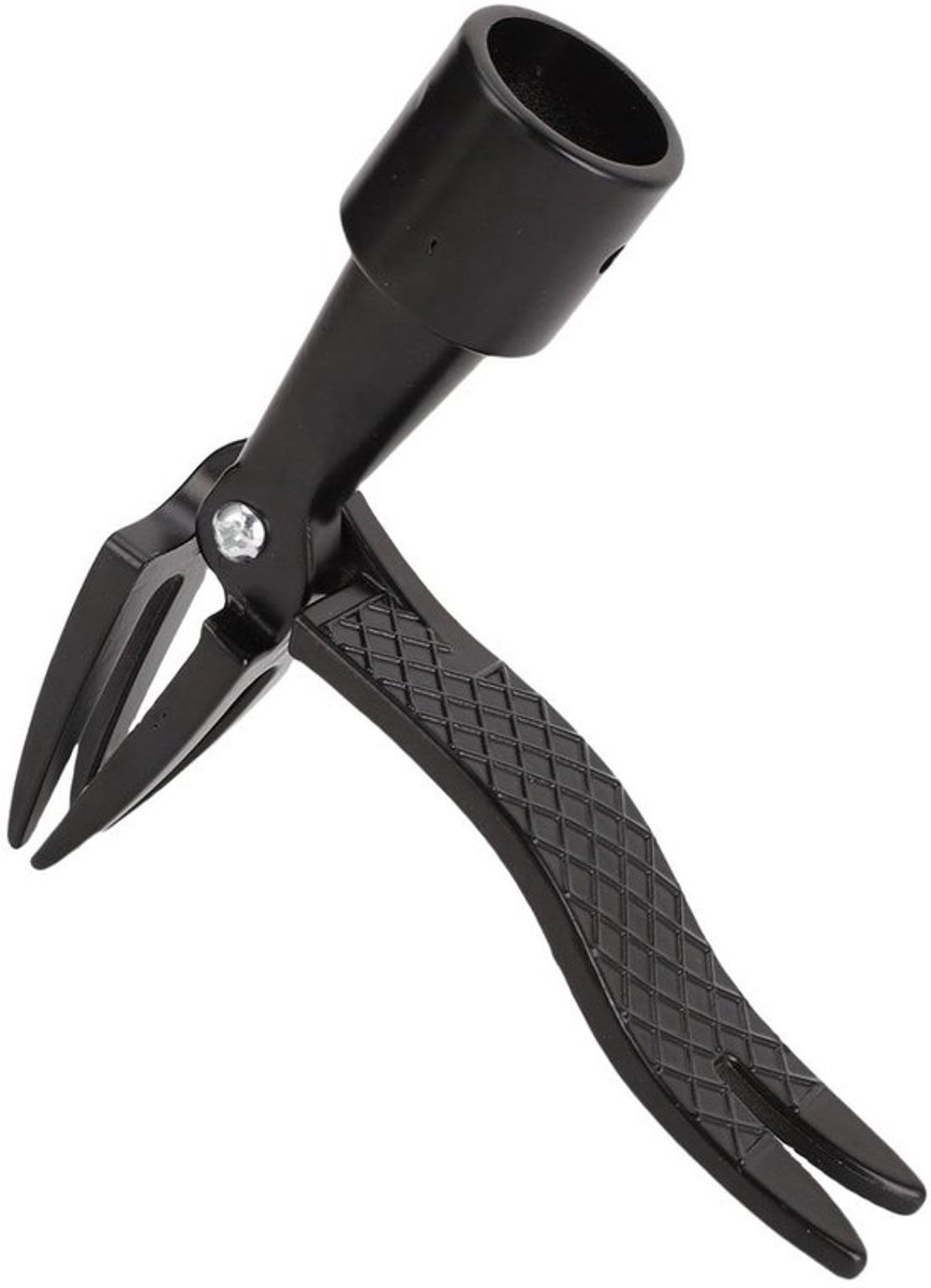Onkruidtrekker Draagbaar - 4 Klauw Onkruidverwijderaar - Gelegeerd Aluminium - Antislip Ontwerp - Schroefgaten - Stevige Verbinding - Onkruidplukker
