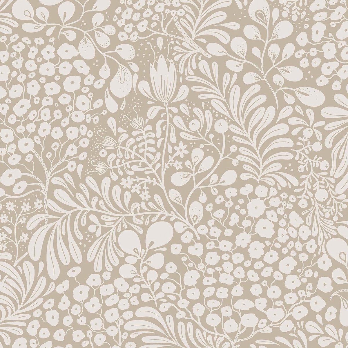 Behang Beige Zelfklevende Folie Meubels 41x600 cm Vintage Bloemenbehang Waterdichte Meubelfolie Vinylbehang voor Meubels Badkamer Keuken Slaapkamer