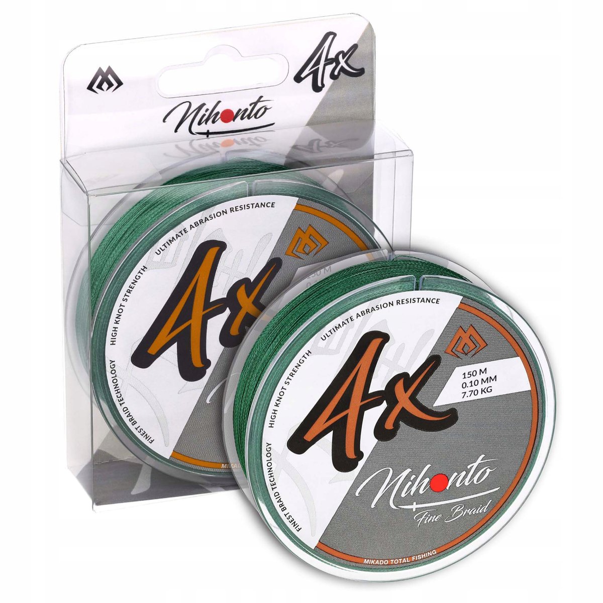 Mikado Nihonto Fine Braid Vislijn 0.45mm 150m Groen