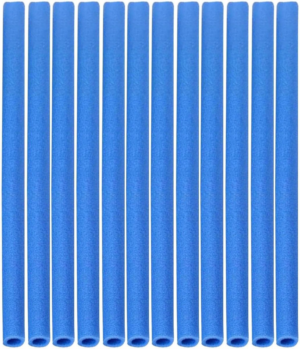 Trampoline Paalhoezen - Beschermhoezen - Trampoline Veiligheid - Waterdicht Schuim - 12 stuks 40cm - Blauw