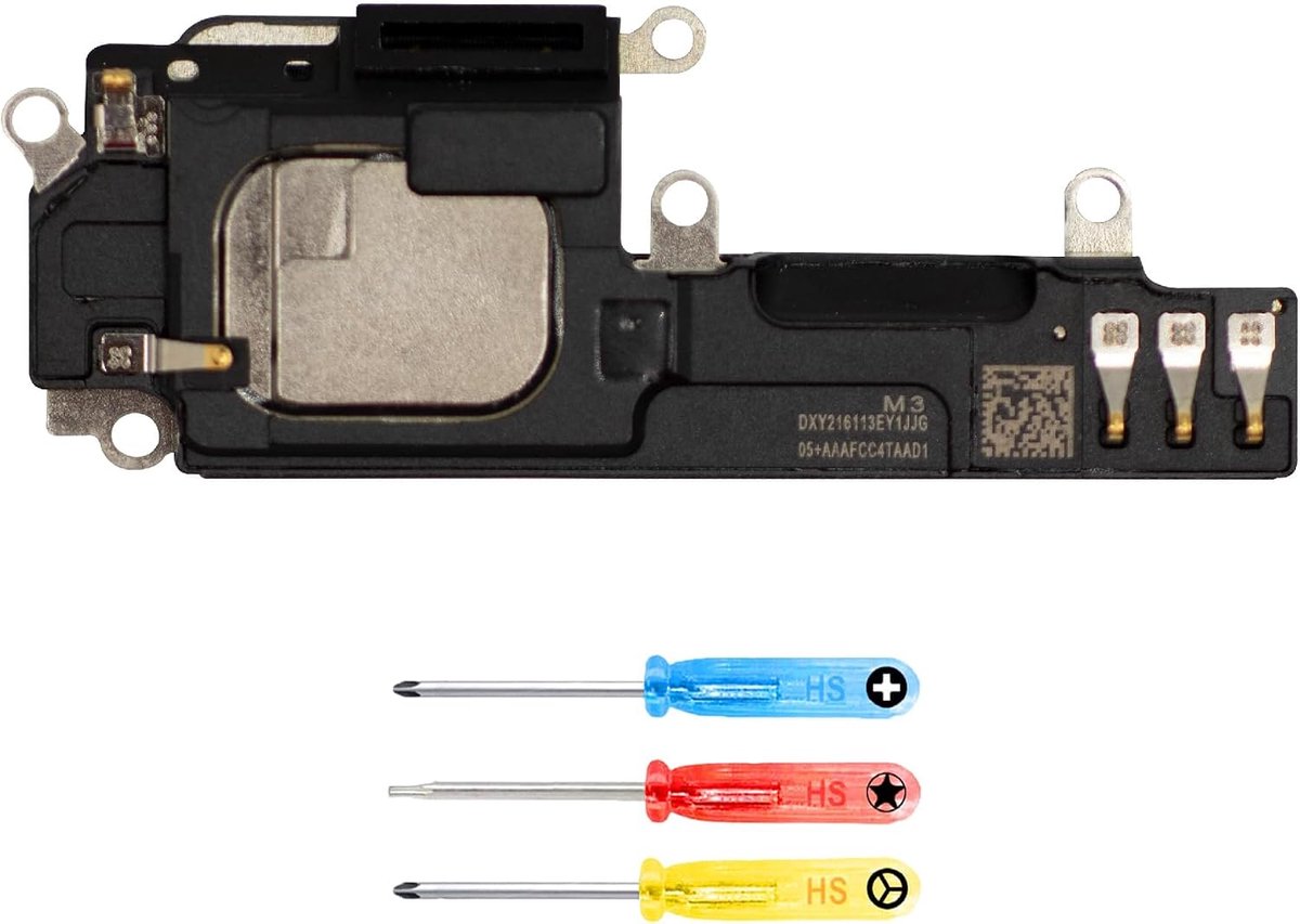 Luidspreker Geschikt voor iPhone 14 - Reparatie - Telefoon Luidspreker Vervanging - Ringer, Buzzer Reparatie - Incl. flexibele kabel en schroevendraaier
