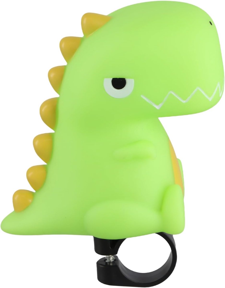 Fietsbel voor kinderen, dinosaurus, grappige fietsbel, toeter, voor kinderen, jongeren, volwassenen, grappige kinderfiets, scooter, loopfiets