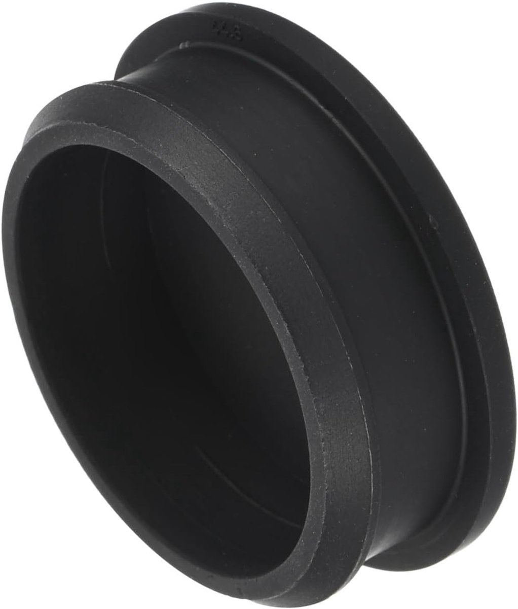 Siliconen stop, siliconen gatstop, rubberen stop, blinde stop, plat type, ronde stop, afdekstop voor keuken, rubberen stop, afdichtingsstop, 44,6 mm diameter, zwart, 1 stuk