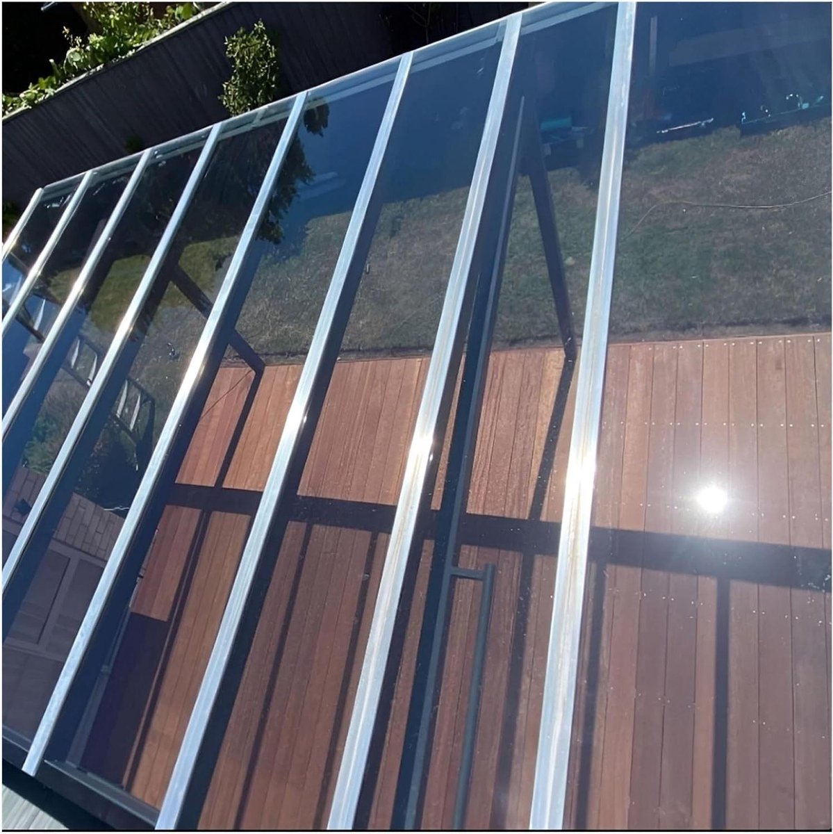 Polycarbonaat Platen - Dakpanelen Transparant - Kas Bouwen - UV Bescherming - 15 x 5 m - Transparant