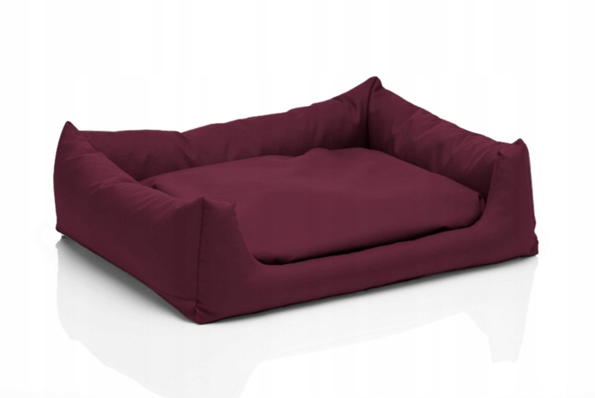 Luxe Hondenmand Pola XL 120x90cm - Zacht & Duurzaam - Bordeaux Rood