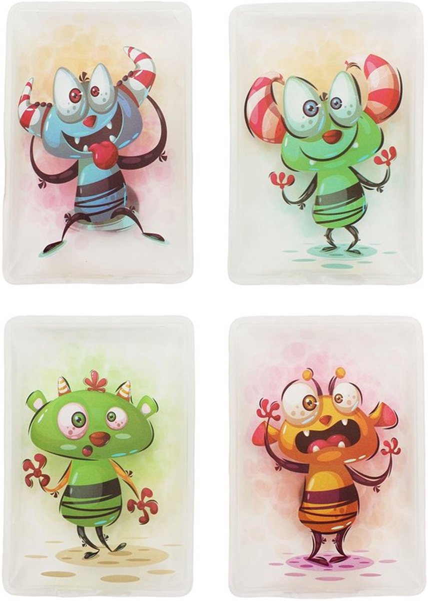 Handwarmers Oplaadbaar - Herbruikbare Warmtezakjes - Warmtepads - Set van 4 - Lichtgewicht - Zachte Hoes van Kunststof