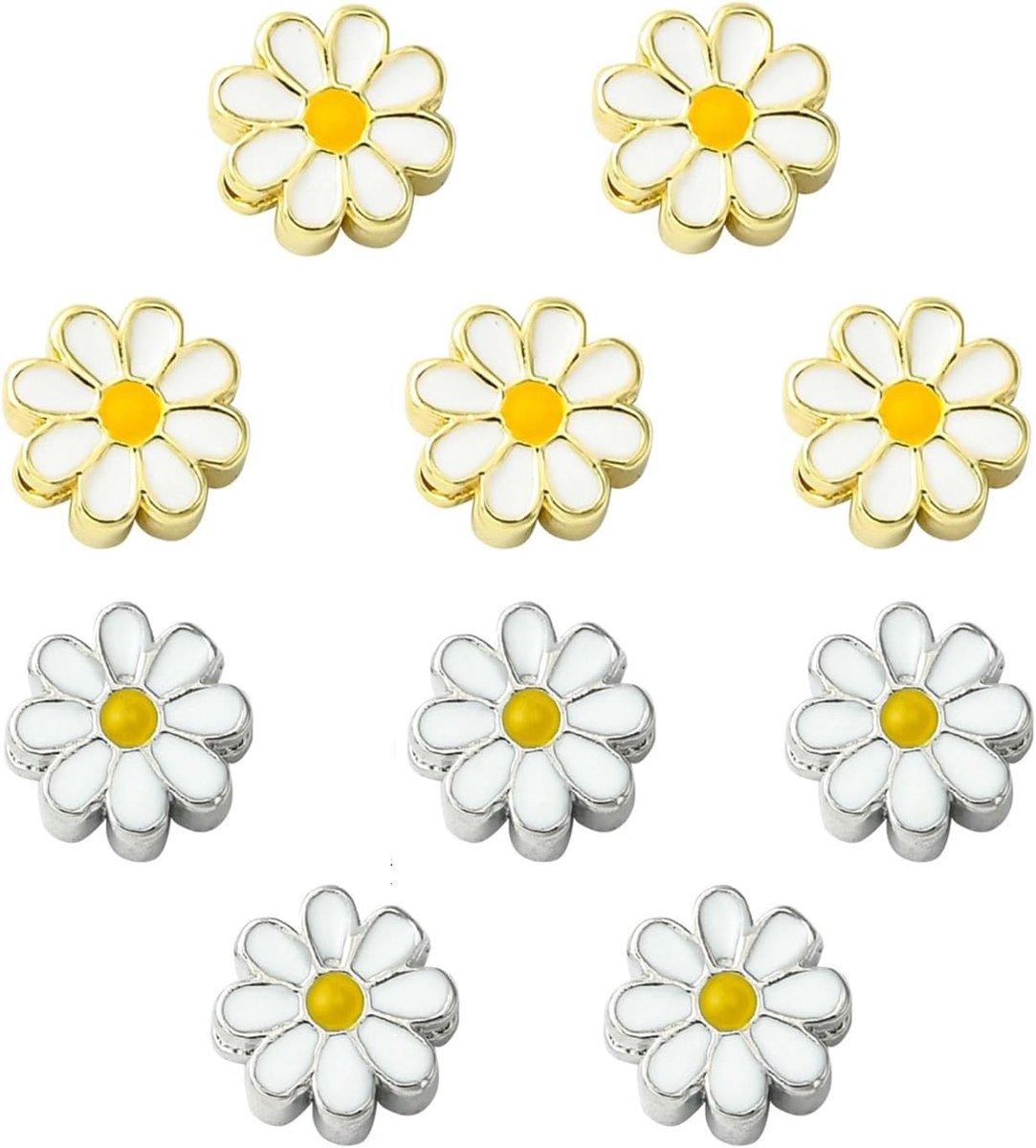 Kralen kleurrijke bloemvormige kralen bloem spacer kralen voor sieraden maken sleutelhanger ambachten haarband