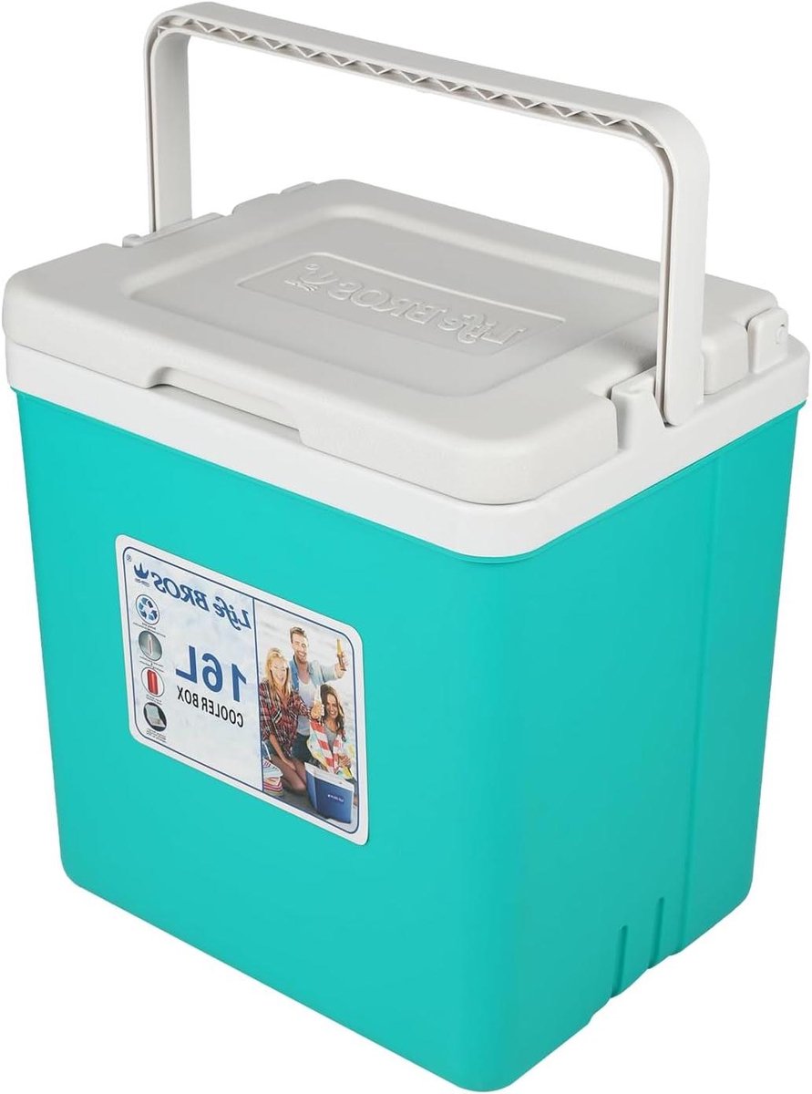 Draagbare Koelbox - IJskist 16L - Outdoor Activiteiten - Premium Isolatie - 24 Blikjes - Groen
