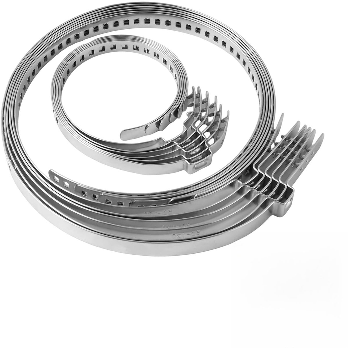 12 stuks CV asklemmen, 25-50 mm en 50-120 mm, aandrijfasmanchet, klemmen van roestvrij staal, waterdicht en roestvrij, voor automonteurs, doe-het-zelvers, reparatie van aandrijfas, as