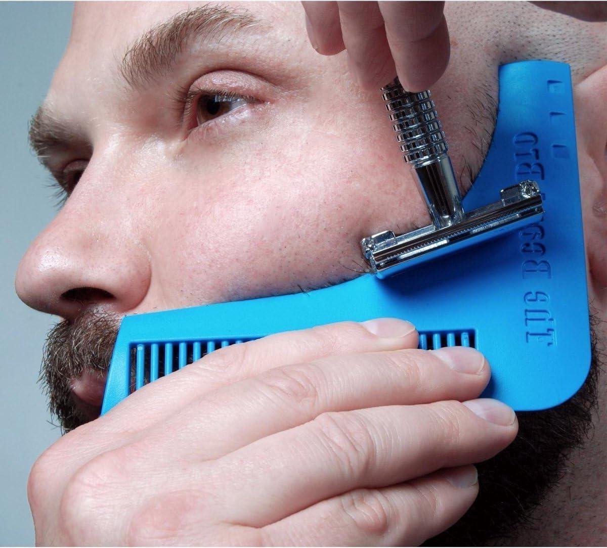 Baard sjabloon gereedschap voor perfecte lijnen en symmetrie