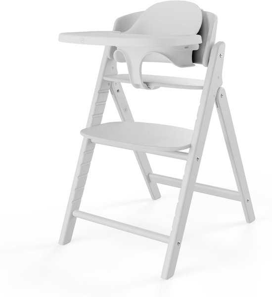 Baby Stoel Set - Kinderstoel Wip - Groeit Mee - 3-in-1 Functie - 62 cm Hoog - Wit — afbeelding 3