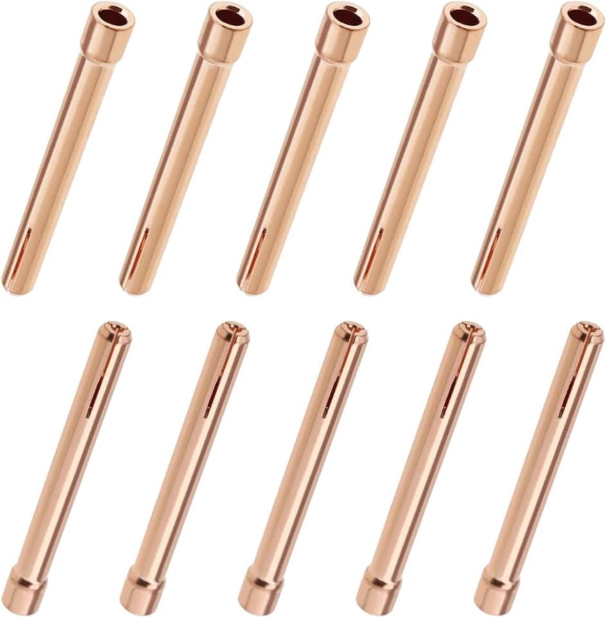 10ST 10N23 1/16'' 1,6mm wolfraam elektrode collet tips voor WP17 WP18 WP26 TIG lasbrander serie rood koper reserveonderdelen lasbrander accessoires