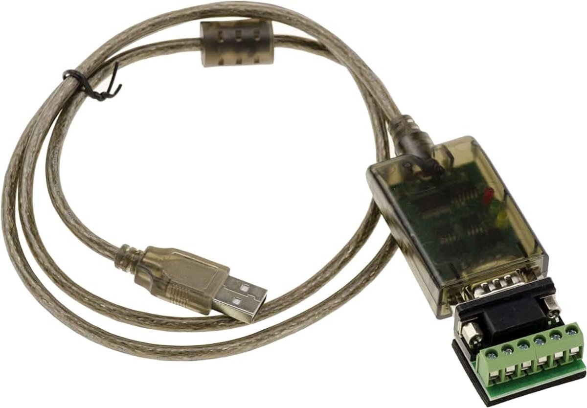 USB naar RS-422 RS-485 converter met FTDI FT232 chipset. Draad-op-draad of montage met DB9-stekker