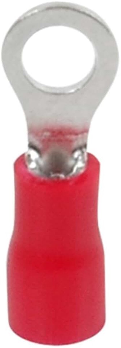 711011 10 kabelschoenen, voorgeïsoleerd, D3, rood