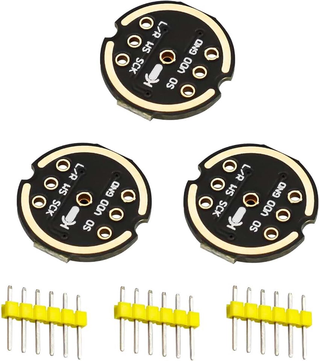 3 stuks INMP441 omnidirectionele microfoonmodule, I2S MEMS interface, hoge precisie, laag vermogen, compatibel met ESP32