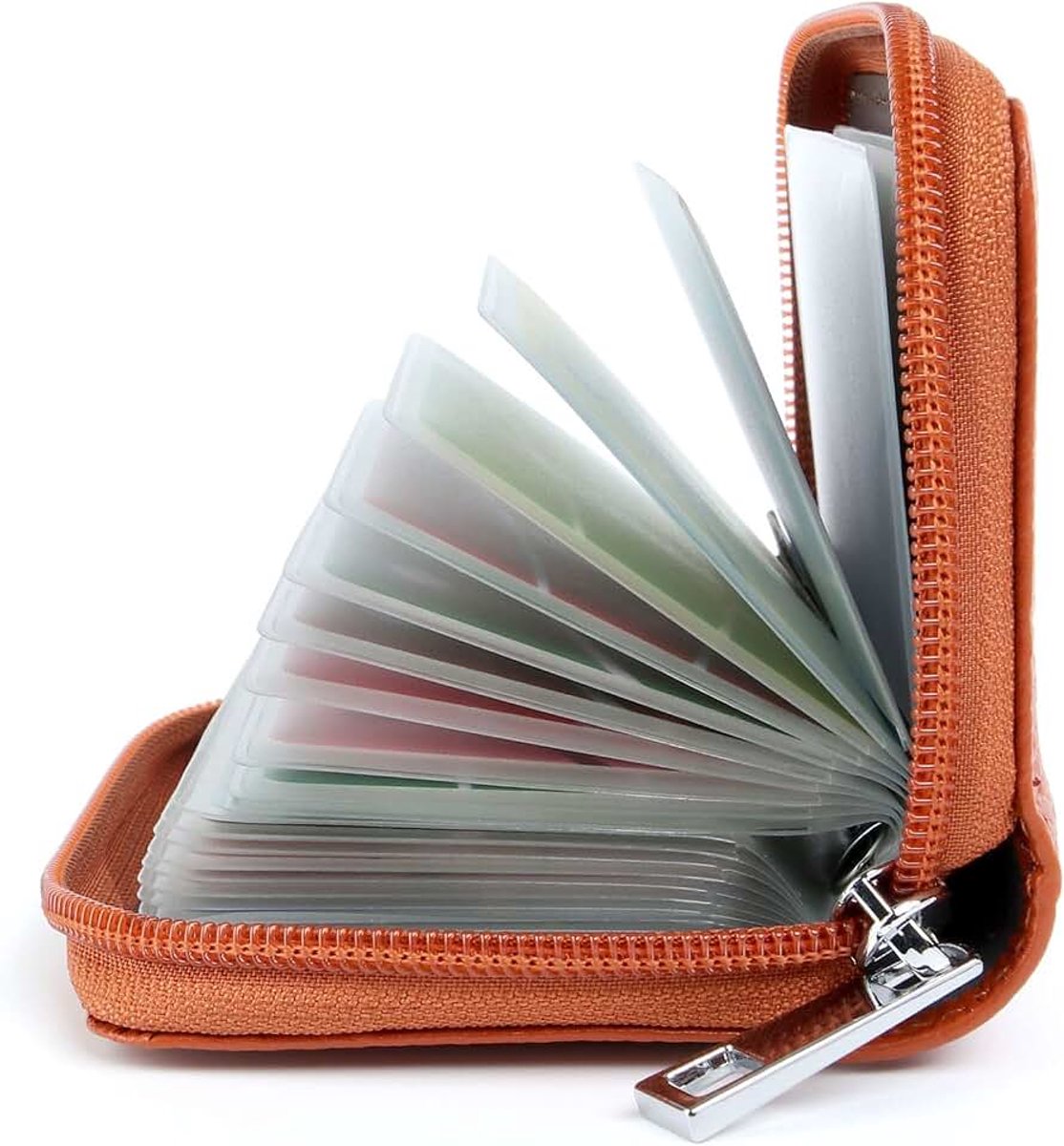 Kaartvakken voor dames, leer, creditcardhouder