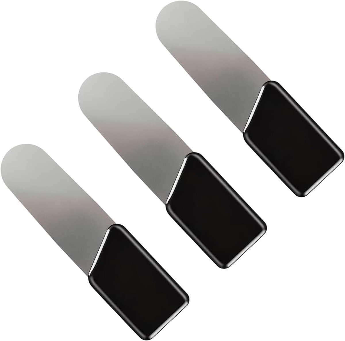 3 stuks ultradunne 0,1 mm gebogen Spudger Pry Blade reparatie openingsgereedschap voor smartphones, compatibele spudger, het gebogen ontwerp heeft afgeronde contouren.
