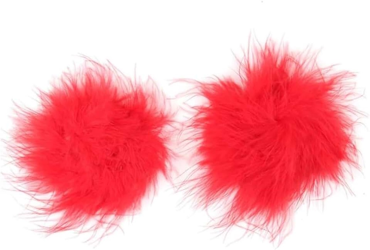 Tepelpads, herbruikbaar, pluizige veer, sexy tepelcover, rave, festivals, zelfklevend, ademend, tepelstickers, accessoire voor dames, cosplay-kostuums