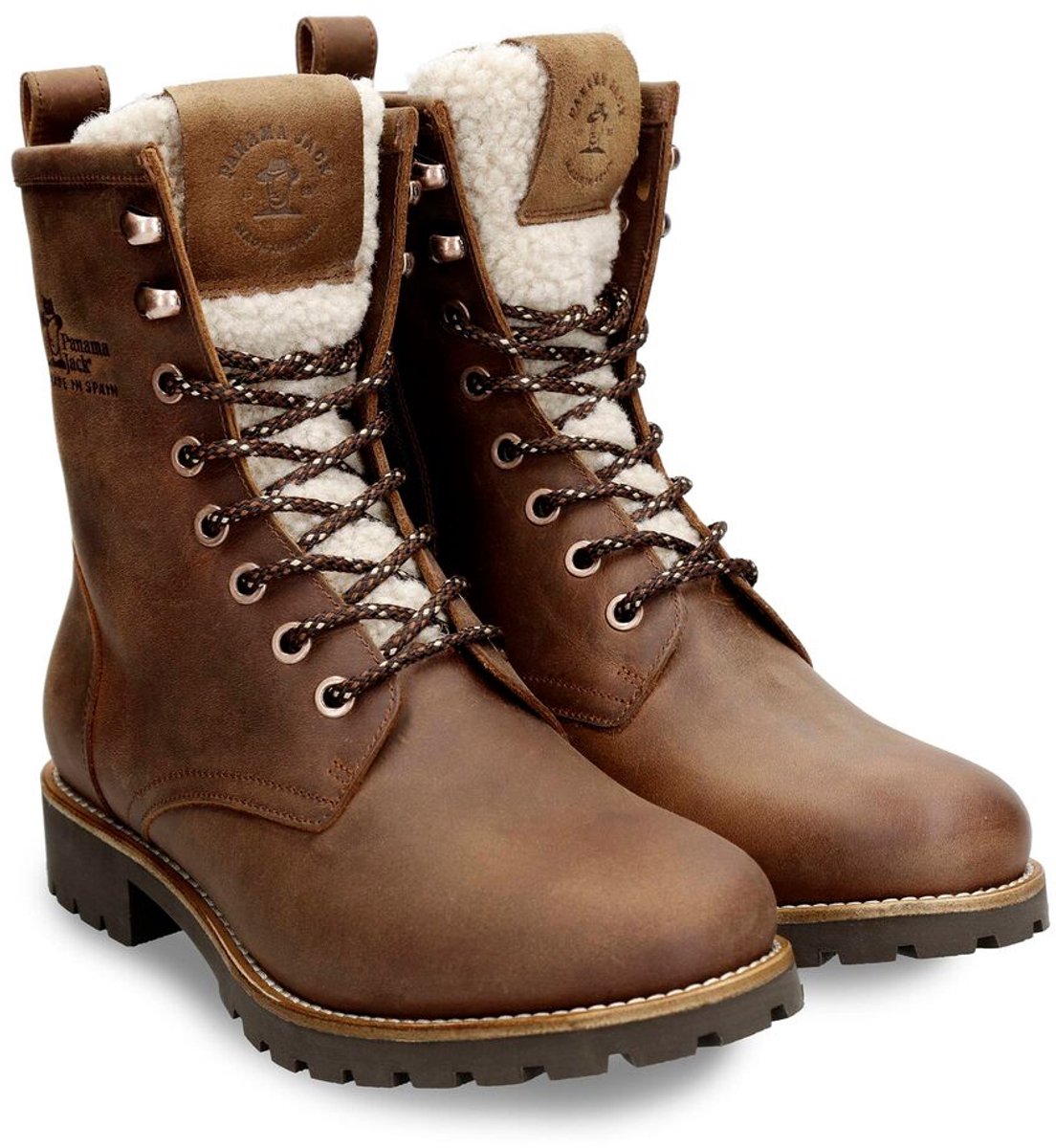 Panama Jack Veterboot Ibi B2 Cuero Bark Warm Gevoerd