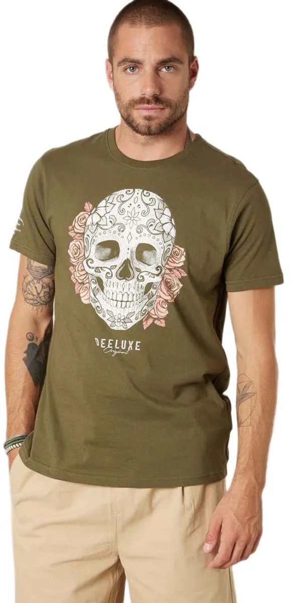 Deeluxe Calabera T-shirt Met Korte Mouwen Groen XL Man