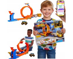 Hot Wheels Monster Trucks Bigfoot 50 Jaar Loop & Trofee Springset