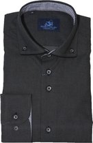 Eden Valley Lange mouw Overhemd - 514608-Modern Zwart (Maat: XL)