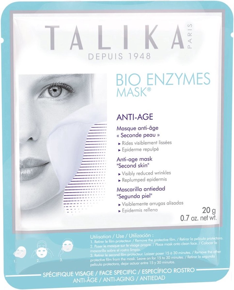 Talika Bio Enzymes Anti Aging Mask - 1 sheet - Reinigend masker
