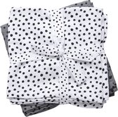 Chiffons hydrophiles set de deux happydots - gris