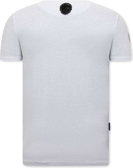 T-shirt Local Fanatic King of Cocaines - La Coka Nostra - Wit - Tailles: S