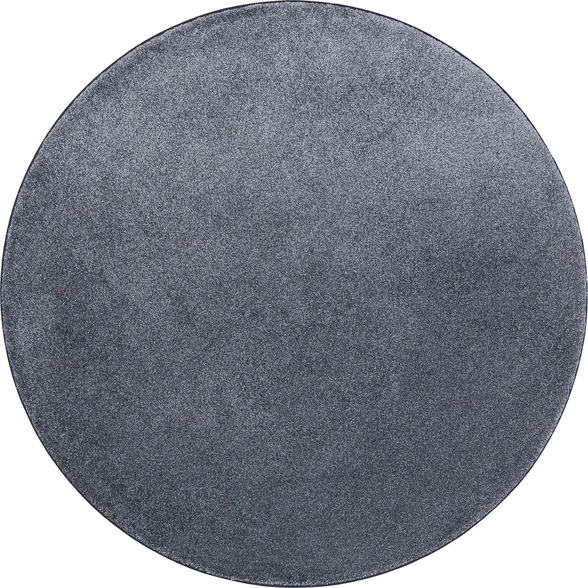 Snapstyle Vloerkleed Hoogpolig luxe velours Touch rond Grijs Beige