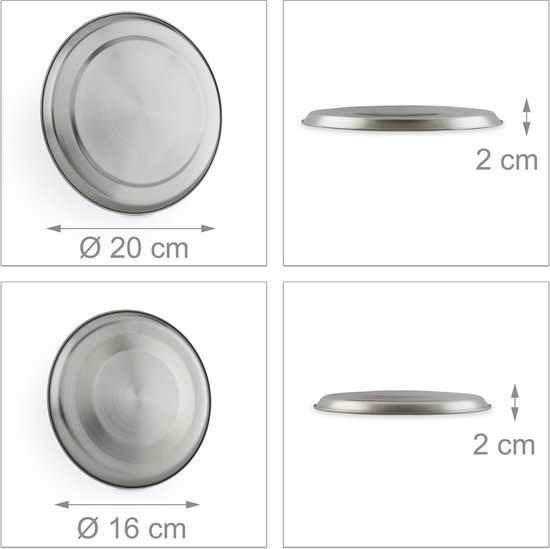 Ronde metalen kookplaatafdekkingen voor keuken, eetkamer, 4-delig, fornuisplaten, fornuisafdekkingen, voor elektrische fornuizen, topbranders, gasserie, ovenbescherming, keukengerei, accessoires